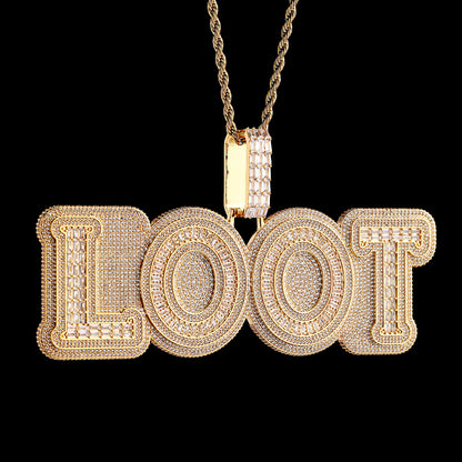 Custom Iced Out Name Necklace Pendant