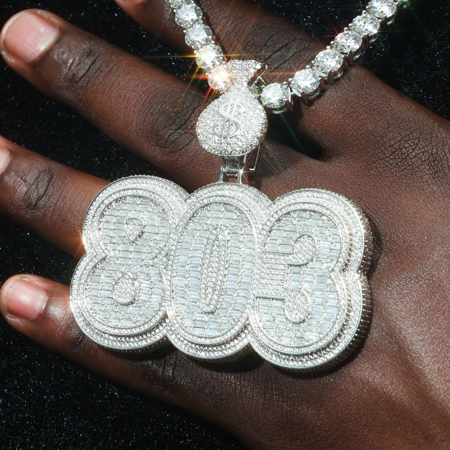 Custom Iced Out Name Necklace Pendant